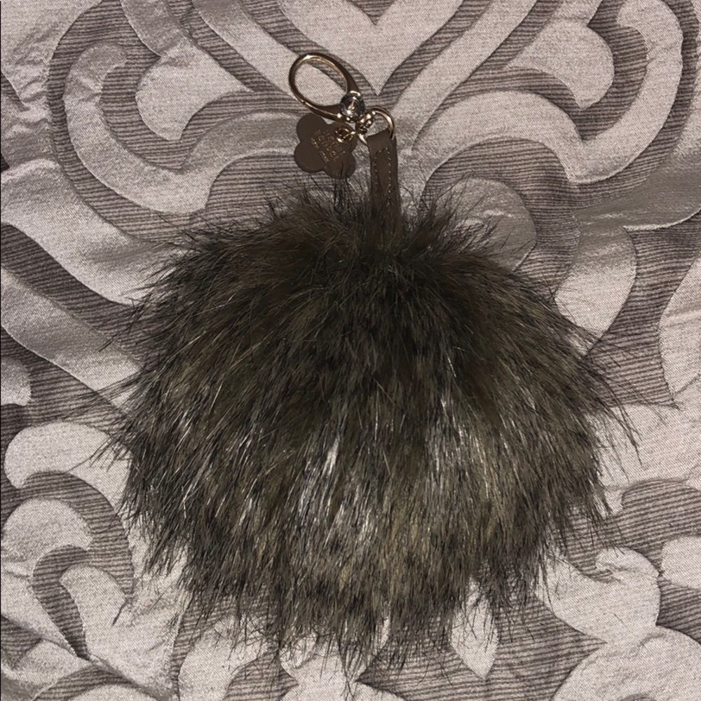 Henri Bendel Faux Fur Key Fob